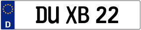Truck License Plate